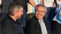 Máximo Kirchner y Alberto Fernández. Máximo Kirchner y Alberto Fernández.