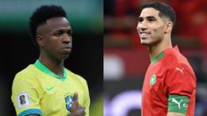 Vinicius Jr. y Achraf Hakimi, dos de los protagonistas de este miércoles.