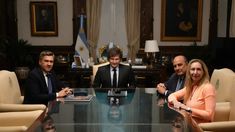 Javier Milei se reunió con Leandro Zdero. Javier Milei se reunió con Leandro Zdero.