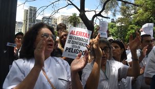 Los farmacéuticos se habían movilizado en contra del DNU.