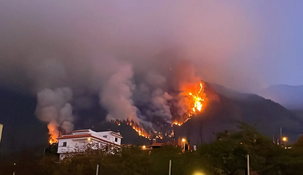 Impresionante incendio forestal en la isla de Tenerife: al menos 5.000 hectáreas afectadas