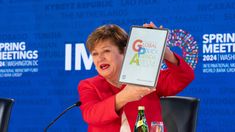 La inflación en Argentina está bajando un poco más rápido de lo que esperábamos inicialmente”, consideró Georgieva. La inflación en Argentina está bajando un poco más rápido de lo que esperábamos inicialmente”, consideró Georgieva.