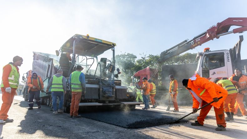 La Ciudad llevó a cabo obras sobre la Avenida Cantilo.&nbsp;