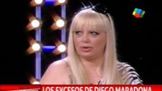 Marcela Ortiz: Maradona hacía fiestas en la que circulaban bandejas de droga Marcela Ortiz: Maradona hacía fiestas en la que circulaban bandejas de droga