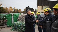 Macri presentó el nuevo plan de recolección y limpieza desde Villa Soldati. Macri presentó el nuevo plan de recolección y limpieza desde Villa Soldati.