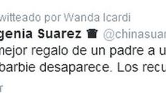 El tweet maldito de la China Suárez rebota: Adrián Pallares pone los puntos y Wanda Nara se engancha El tweet maldito de la China Suárez rebota: Adrián Pallares pone los puntos y Wanda Nara se engancha