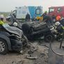 El accidente en la AU 7 dejó tres víctimas fatales y un herido en estado grave.