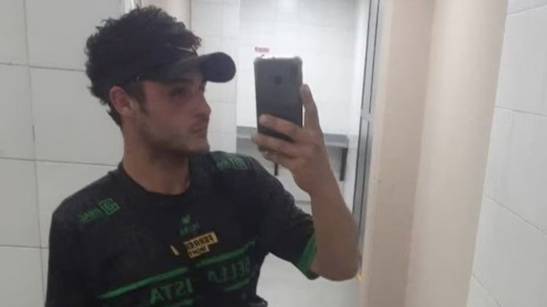 Echarri sorprendió a todos al aparecer en un móvil de un medio marplatense.