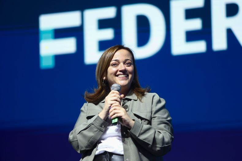 Cecilia Moreau en la Cumbre de FR.&nbsp;