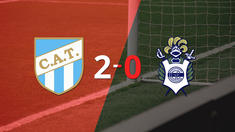 en su casa, atletico tucuman le gano a gimnasia por 2-0 en su casa, atletico tucuman le gano a gimnasia por 2-0