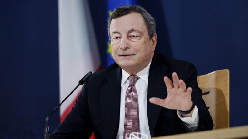 Draghi realizó el anuncio en Italia.