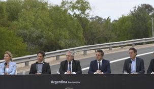 Alberto Fernández estuvo en Cañuelas.