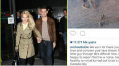 Le dieron el alta al hijo de Bublé y Lopilato: el mensaje del cantante en las redes sociales Le dieron el alta al hijo de Bublé y Lopilato: el mensaje del cantante en las redes sociales