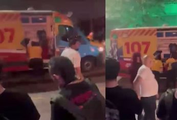 El 107 intentó reanimar al hombre de 55 años por 40 minutos.