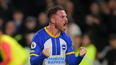 El volante argentino le dio, con su gol, la victoria al Brighton. El volante argentino le dio, con su gol, la victoria al Brighton.