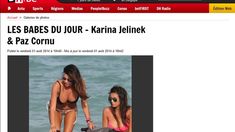 Karina Jelinek conquistó a los belgicanos con sus curvas bien argentinas Karina Jelinek conquistó a los belgicanos con sus curvas bien argentinas
