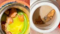 El metal precioso hallado por la Policía. El metal precioso hallado por la Policía.