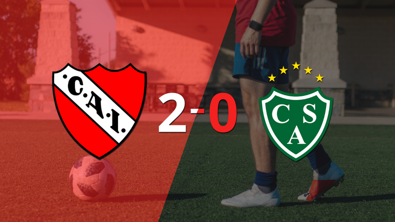 Con dos goles de Matías Giménez, Independiente venció a Sarmiento