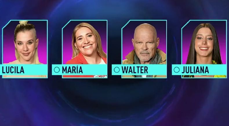Cuatro nominados en Gran Hermano 2022.