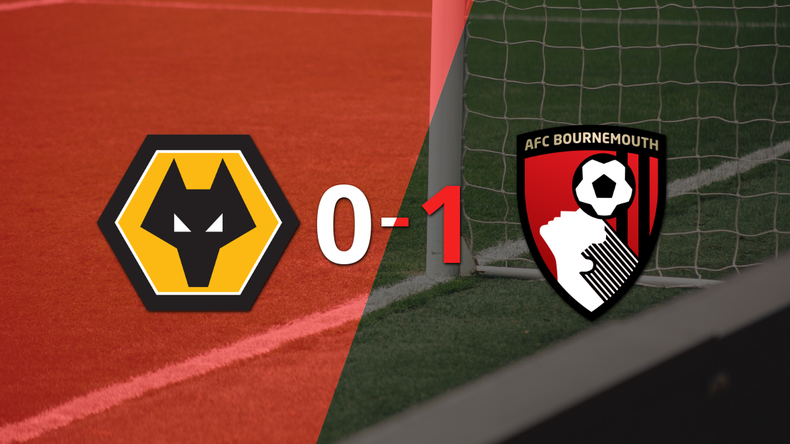 Bournemouth logró la victoria por 1 a 0 ante Wolverhampton