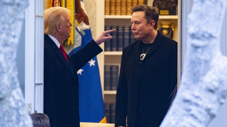 Donald Trump y Elon Musk 