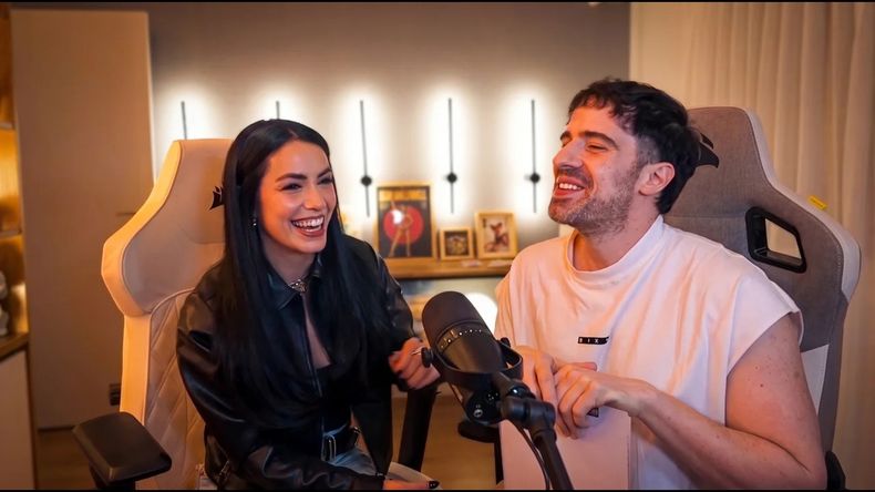 La cantante charló sobre sus exparejas junto a Martín Cirio.