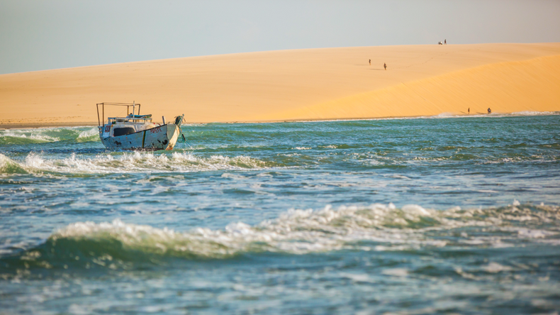 Las dunas y la playa son los principales atractivos naturales de Jericoacoara.