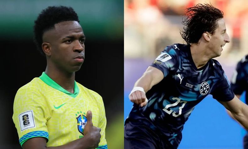Vinicius Jr. y Matías Galarza Fonda.
