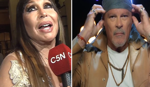 Moria Casán y el Alfa.&nbsp;