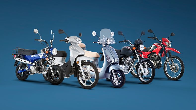 Gama de motos de Mondial.