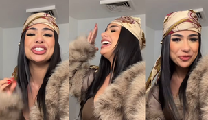 La felicidad de Daniela Celis tras el éxito de su casting para conseguir chongo.