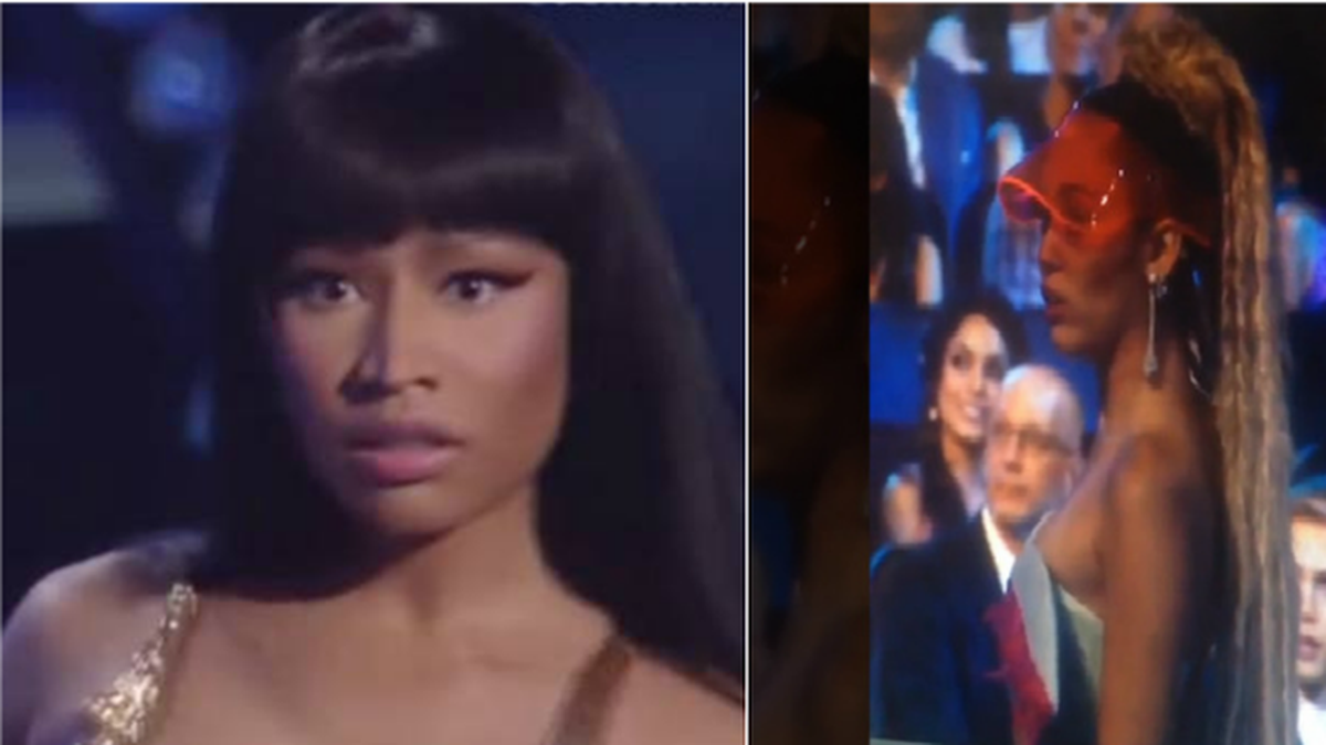 La Verdadera Reacción De Miley Cyrus En La Pelea Con Nicki Minaj Durante Los Mtv Video Music Awards