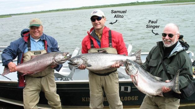 Paul Singer junto a Samuel Alito.