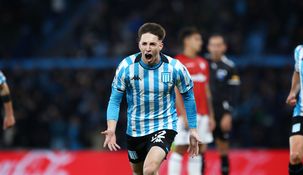 Baltasar Rodríguez marcó el primero de la goleada de Racing sobre Huachipato.