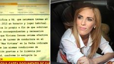 Vivana Canosa dice que no mandó la carta documento que se vio en televisión Vivana Canosa dice que no mandó la carta documento que se vio en televisión