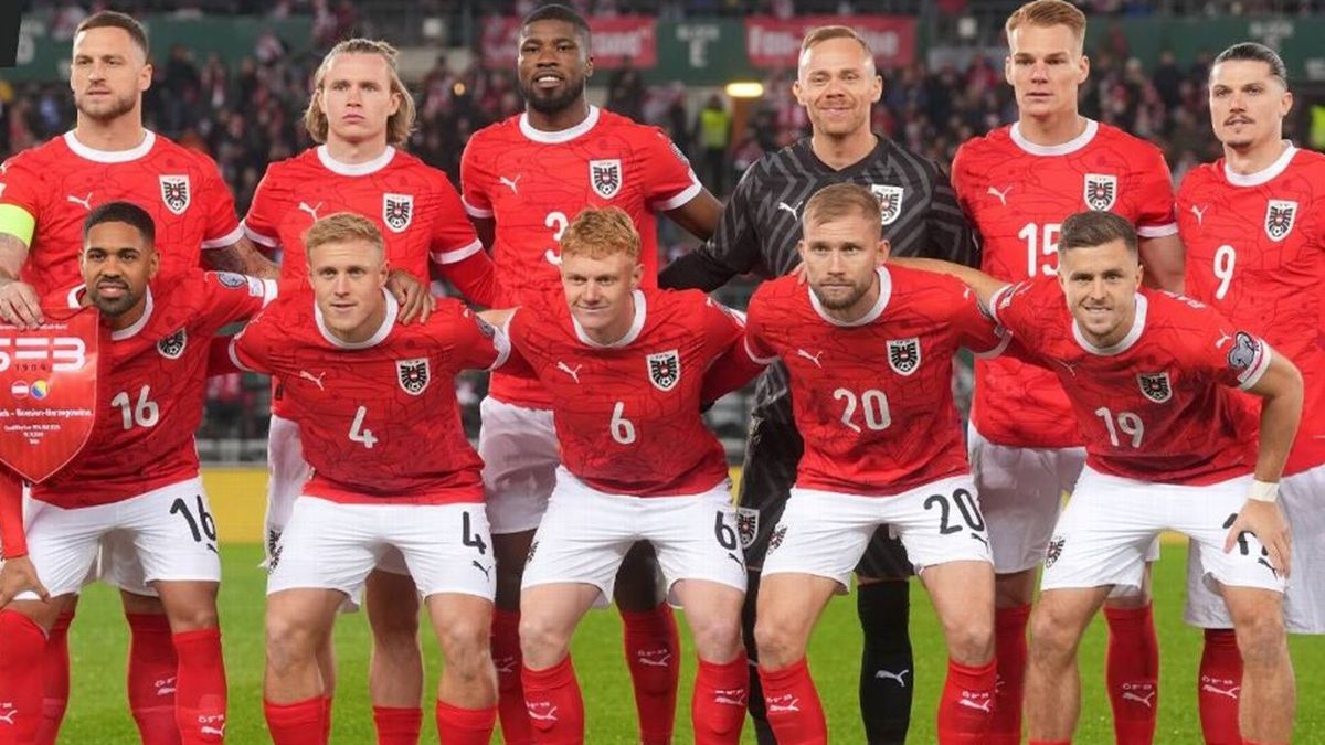 El plantel completo de Austria: el cuerpo técnico y todos los convocados para el Mundial 2026