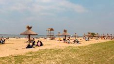 Playa de río en Vuelta de Obligado, uno de los rincones más visitados.