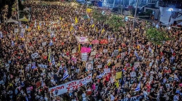 Además de Tel Aviv, hubo protestas en Haifa, Alonim y Ness Zioma.