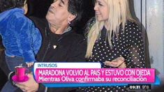 Maradona y Verónica Ojeda a los besos: Están pensando en volver juntos a Dubai Maradona y Verónica Ojeda a los besos: Están pensando en volver juntos a Dubai