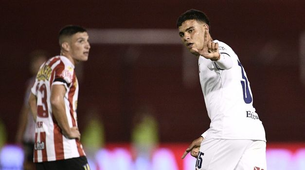 Tomás Pozzo, autor del gol del Rojo.