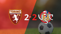 torino y cremonese igualaron 2 a 2