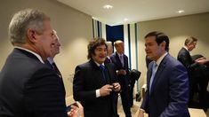 Javier Milei se encontró con el secretario de Estados de Estados Unidos Marco Rubio en Davos Javier Milei se encontró con el secretario de Estados de Estados Unidos Marco Rubio en Davos