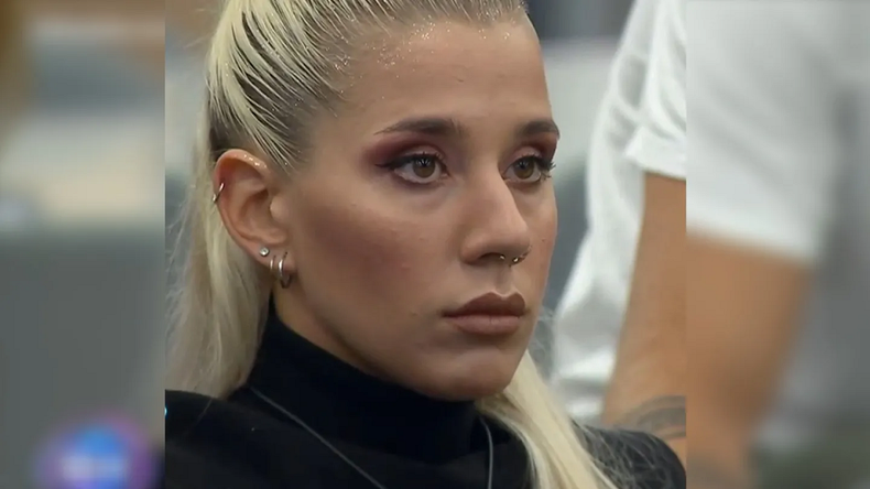 La cara de Lucila La Tora tras ser eliminada de Gran Hermano.