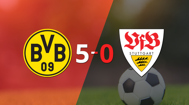 Jude Bellingham impulsó la victoria de Borussia Dortmund frente a Stuttgart con dos goles