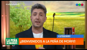 Jey Mammon debutó como conductor de La Peña de Morfi.