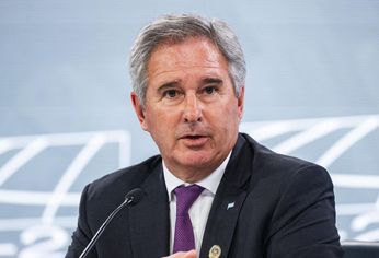 El canciller argentino.