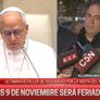 El 9 de noviembre será feriado nacional por la llegada del Papa León XIV.