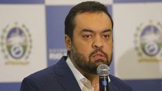 Cláudio Castro, gobernador de Río de Janeiro. Cláudio Castro, gobernador de Río de Janeiro.