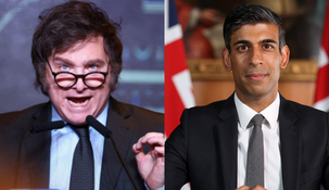 El primer ministro británico Rishi Sunak felicitó a Javier Milei tras su triunfo.&nbsp;