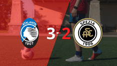 a puro gol, atalanta se quedo con la victoria frente a spezia por 3 a 2